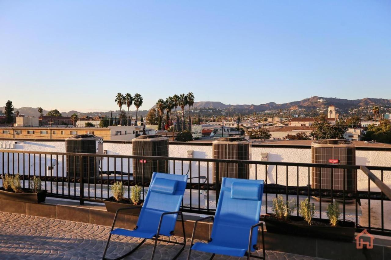 Blue Palm Hollywood Aprtments Lägenhet Los Angeles Exteriör bild